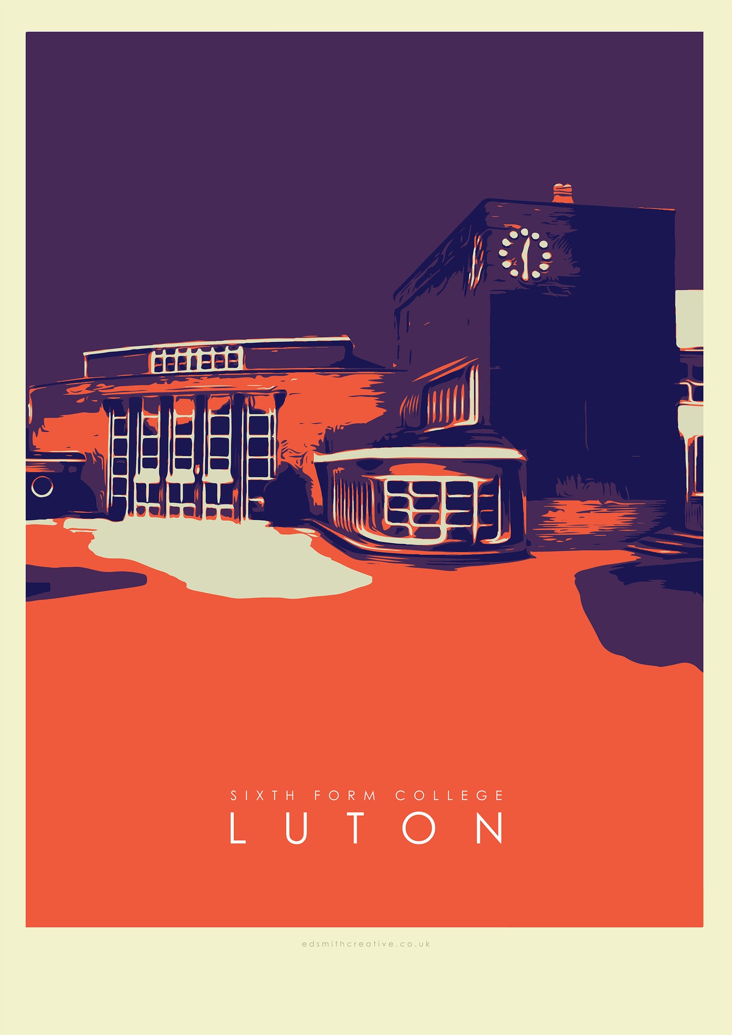 Iconic Luton Poster: Luton Sixth Form College