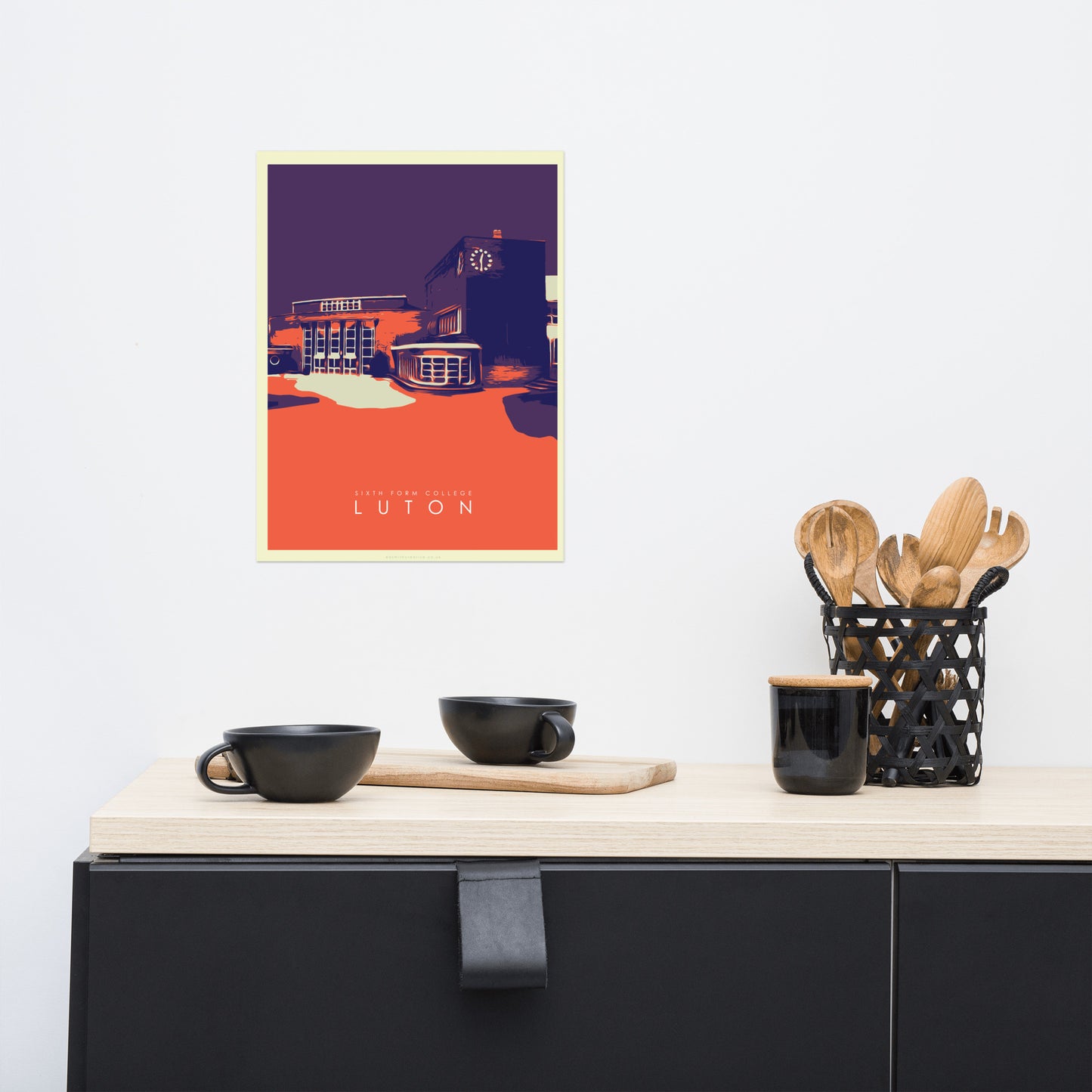 Iconic Luton Poster: Luton Sixth Form College