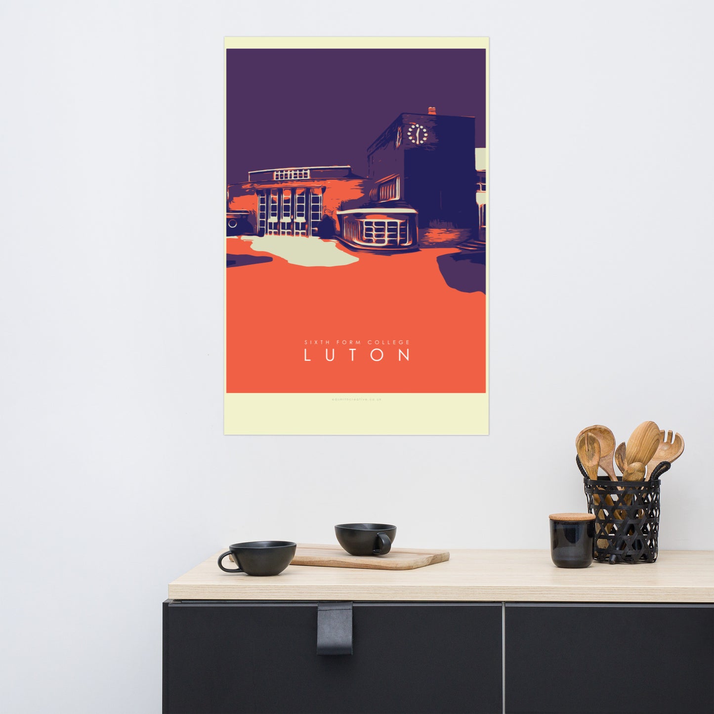 Iconic Luton Poster: Luton Sixth Form College