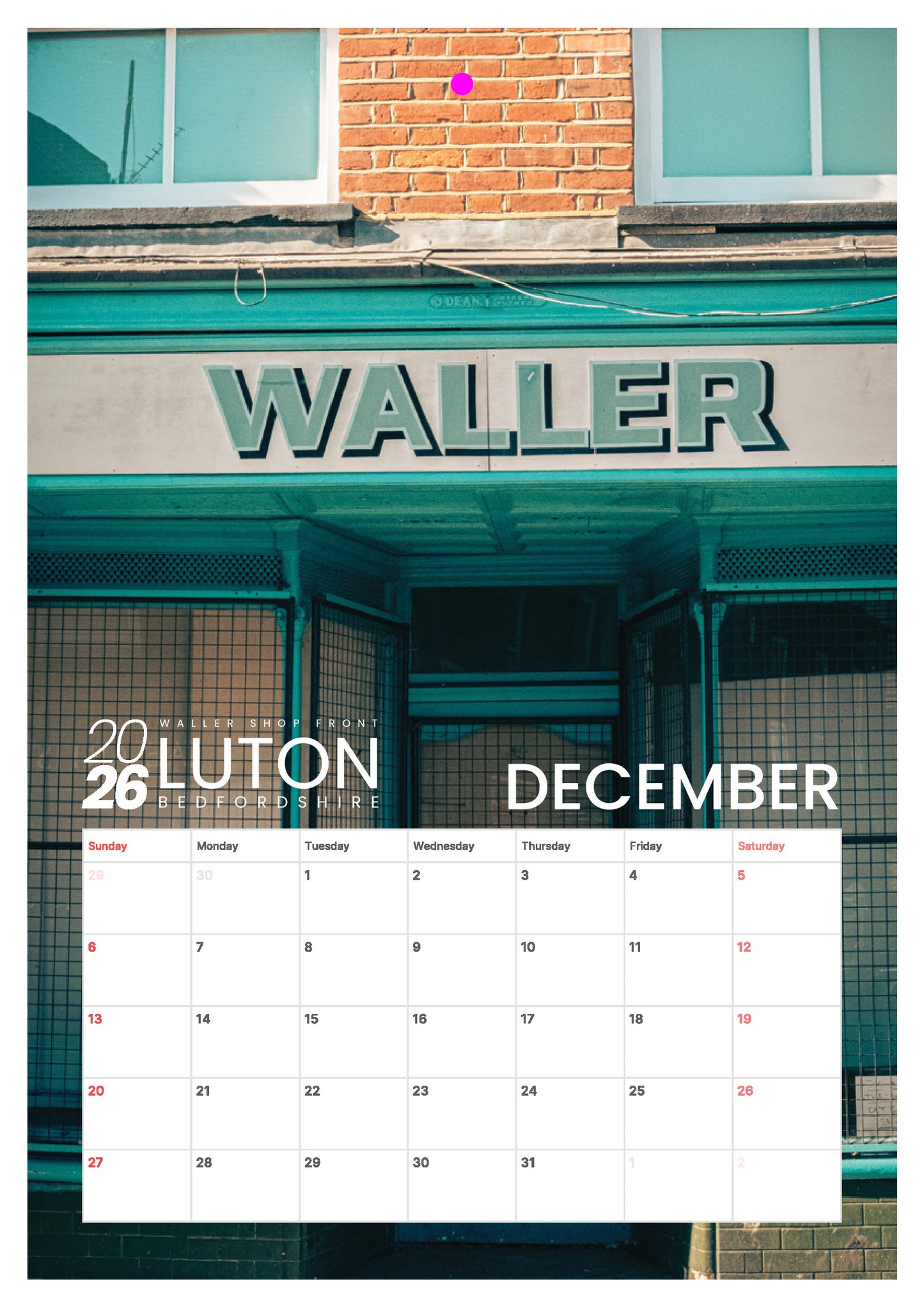 Iconic Luton Calendar 2026