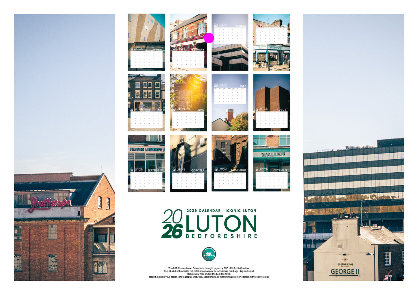 Iconic Luton Calendar 2026