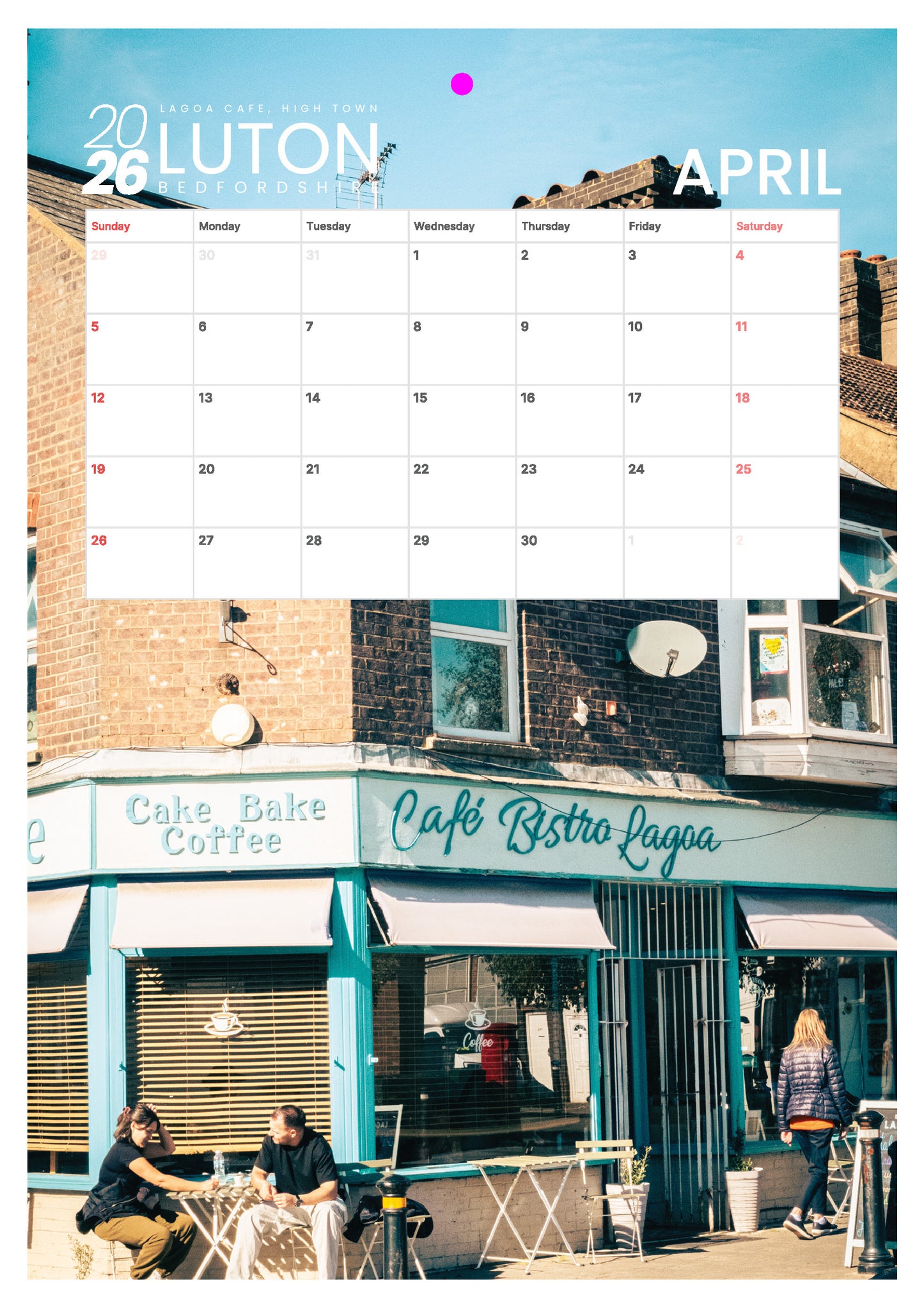 Iconic Luton Calendar 2026