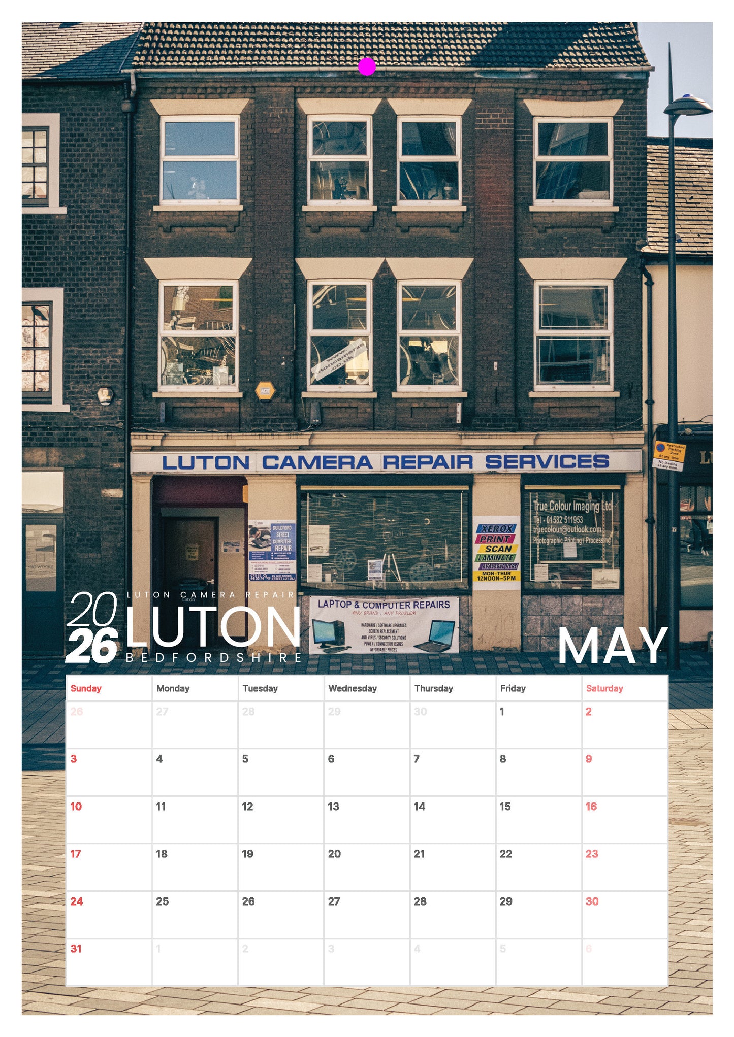 Iconic Luton Calendar 2026