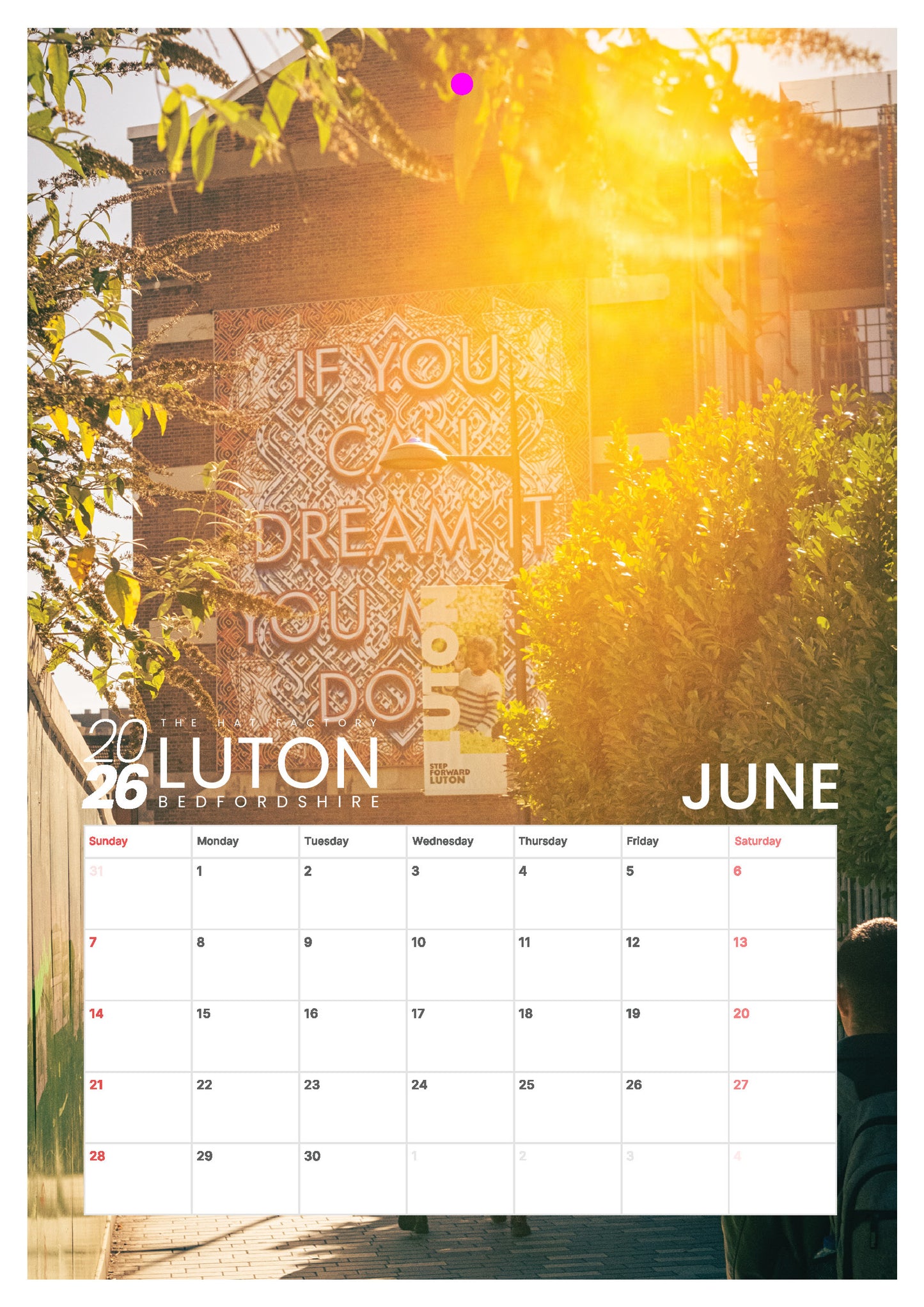 Iconic Luton Calendar 2026