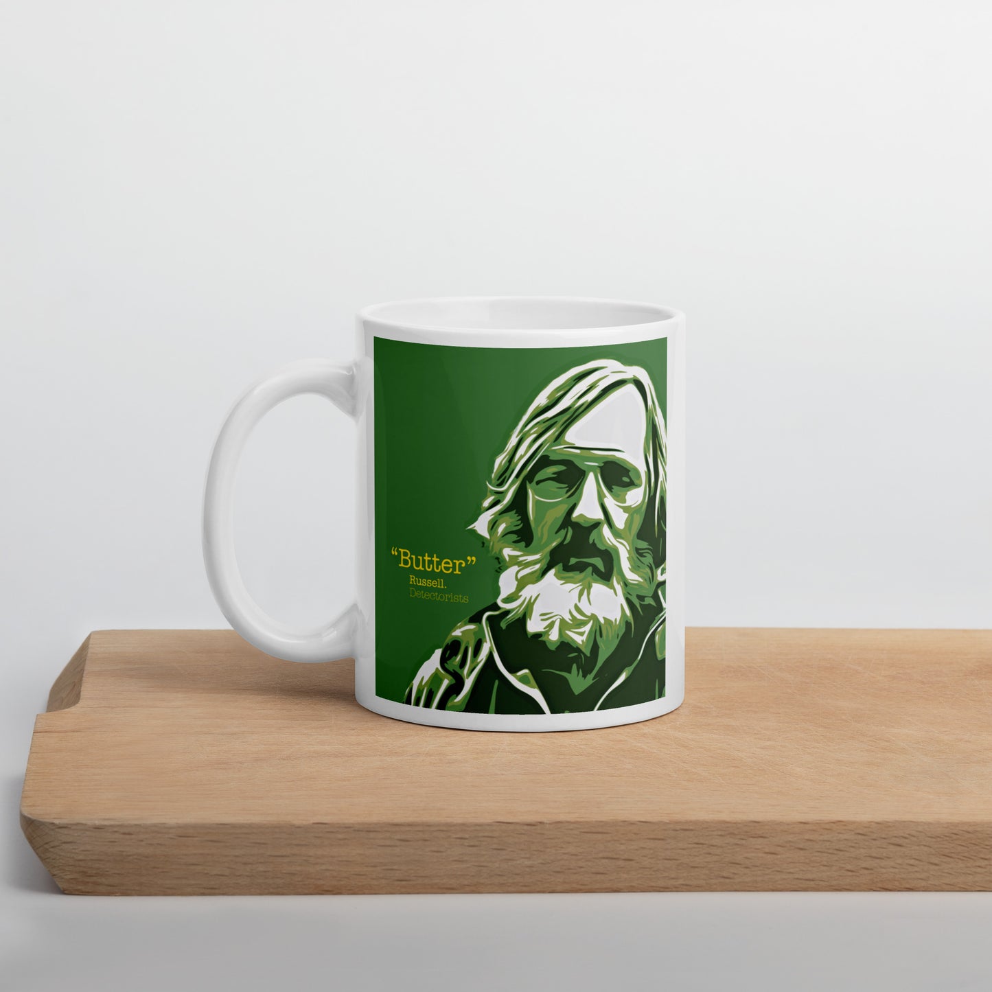 Russell "Butter" White glossy mug