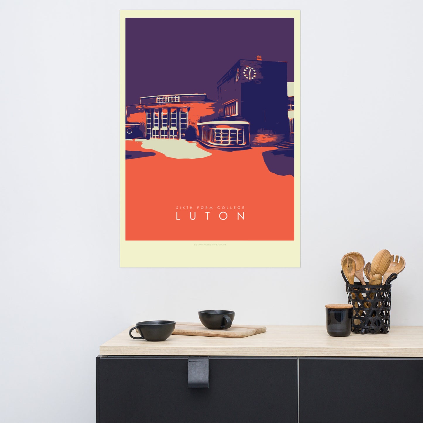 Iconic Luton Poster: Luton Sixth Form College