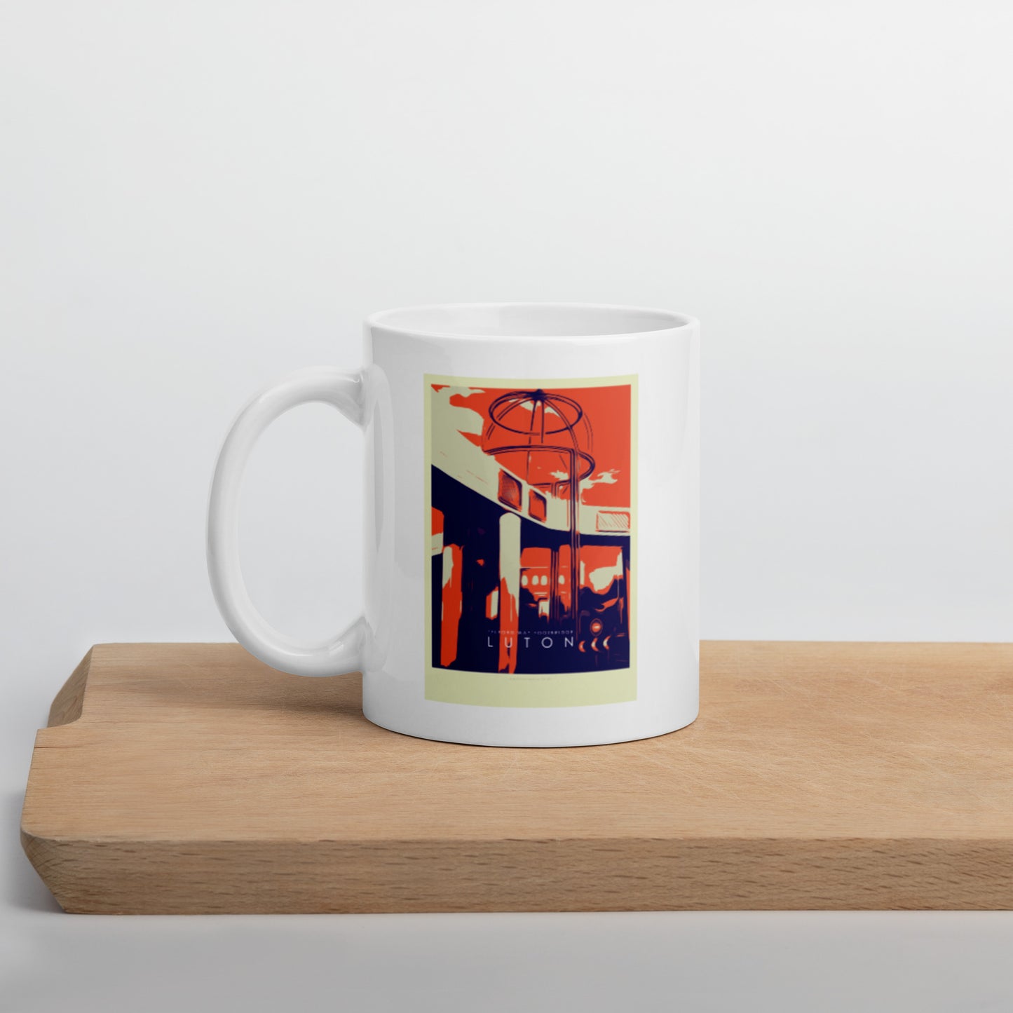 Iconic Luton Mug - Telford Way Footbridge