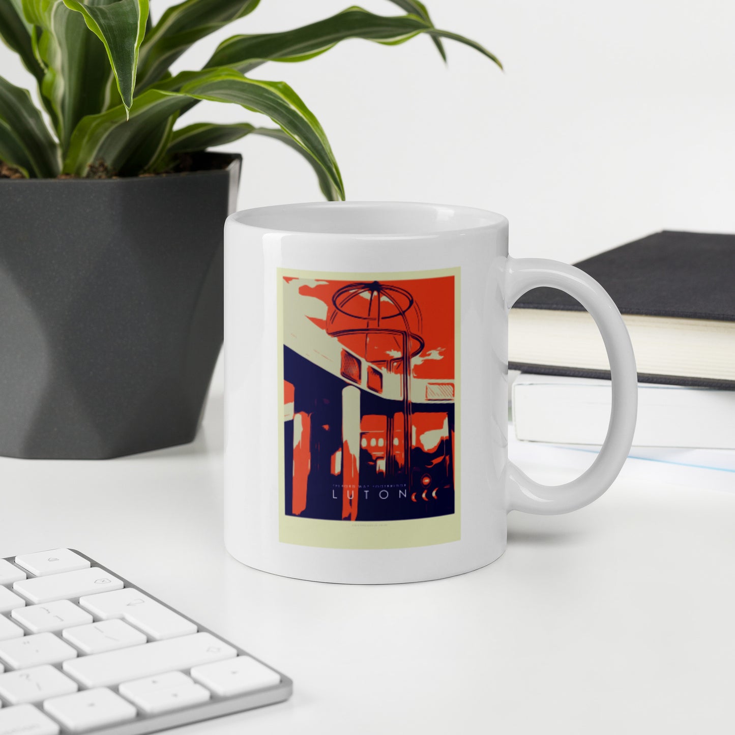 Iconic Luton Mug - Telford Way Footbridge